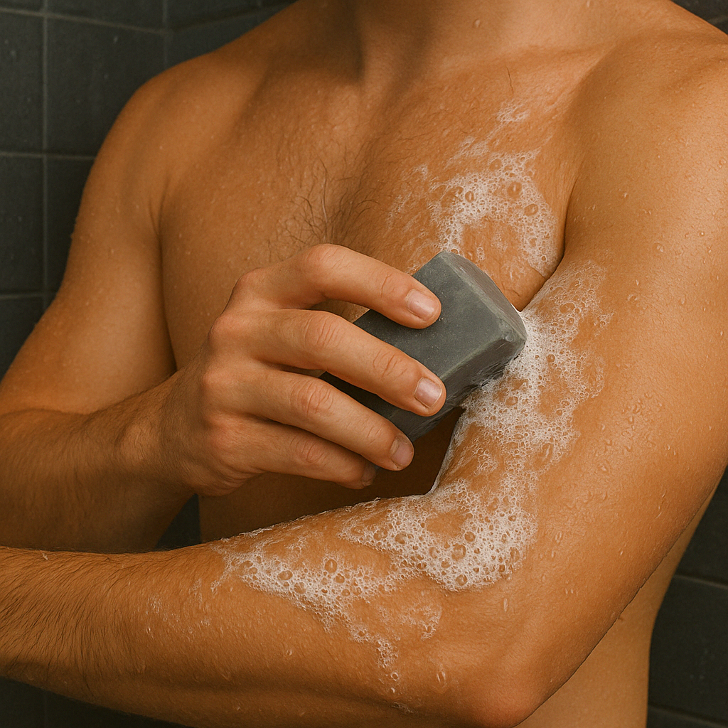 Cedar & Smoke – Natural Soap Bar for Men | Handmade Cedarwood & Charcoal