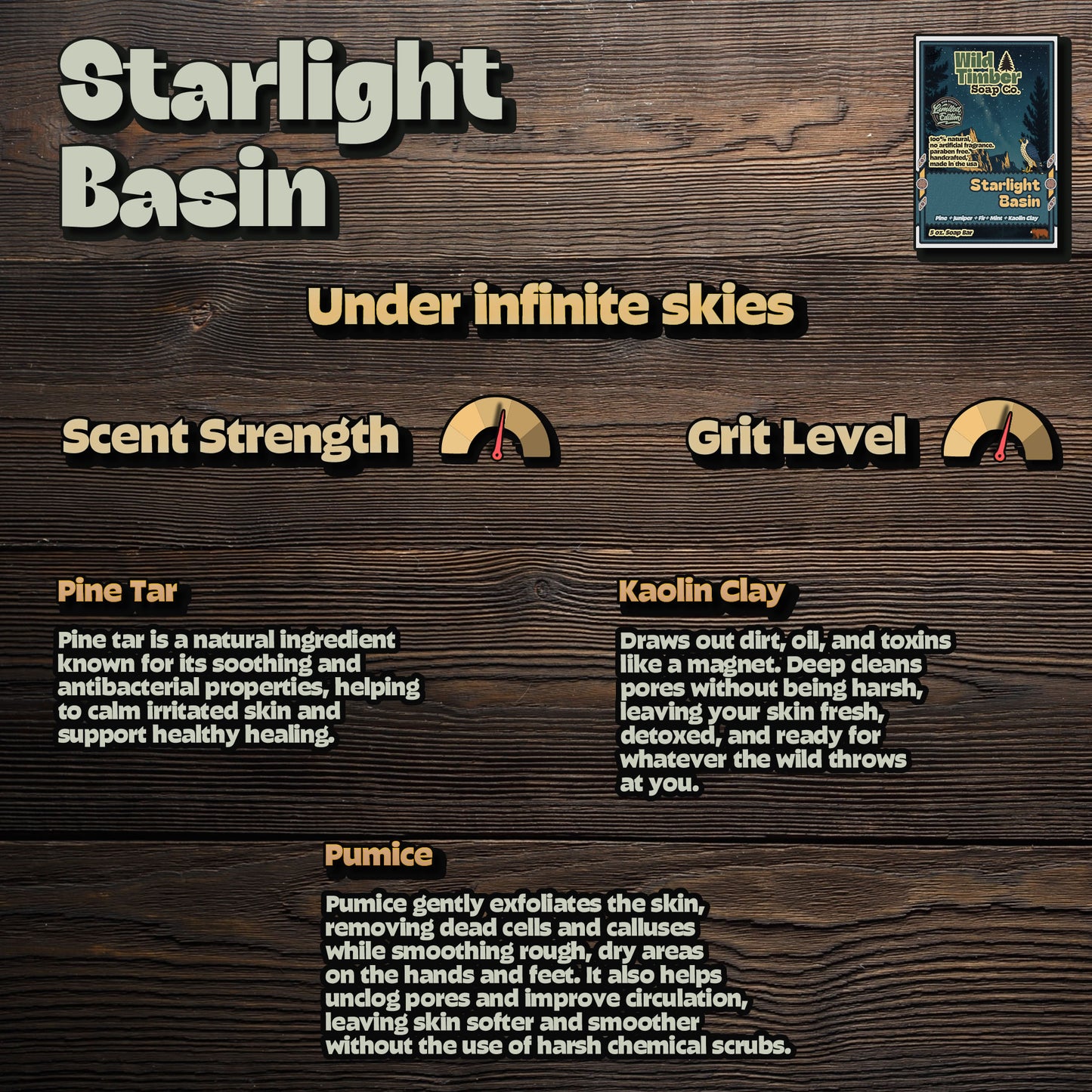 Starlight Basin - A Midnight Gaze in Every Wash