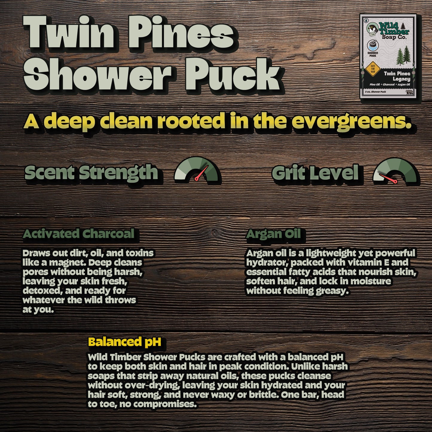 Twin Pines Legacy Shower Puck