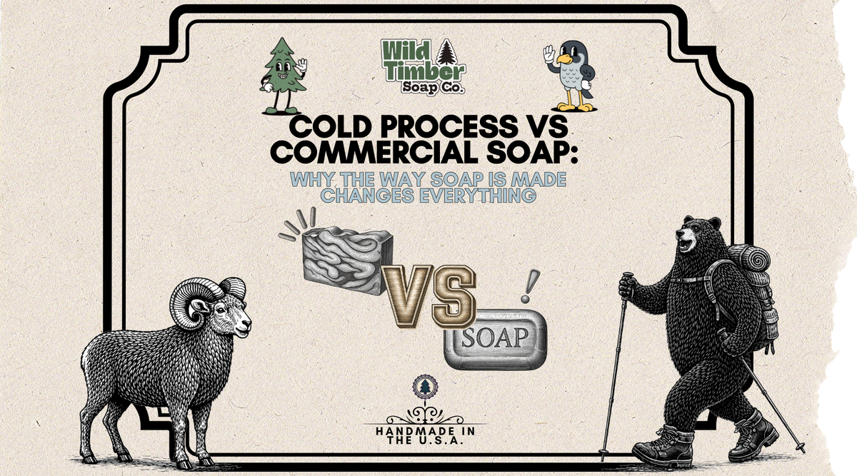 Cold Process vs. Commercial Soap: Why the Way Soap Is Made Changes Everything