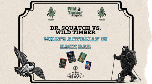 Dr. Squatch vs. Wild Timber: What's Actually in Each Bar