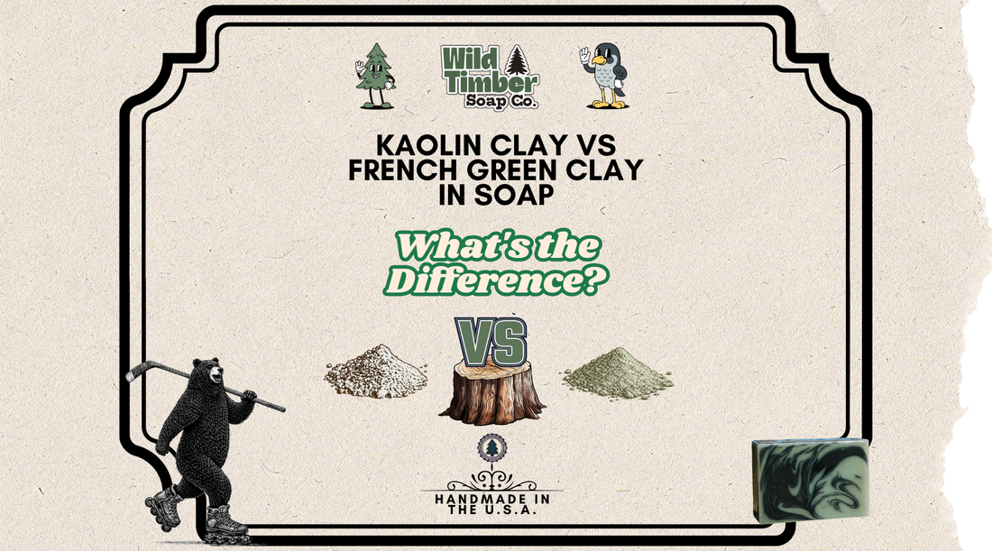 Kaolin Clay vs French Green Clay in Soap: What's the Difference?
