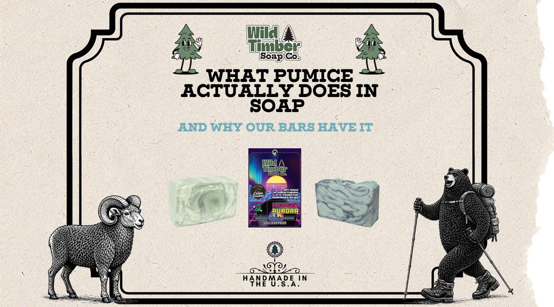 What Pumice Actually Does in Soap (And Why Our Bars Have It)