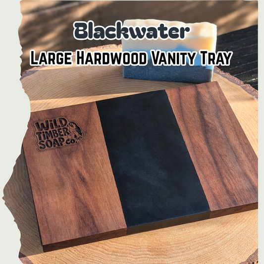 Blackwater Large Hardwood Vanity Tray