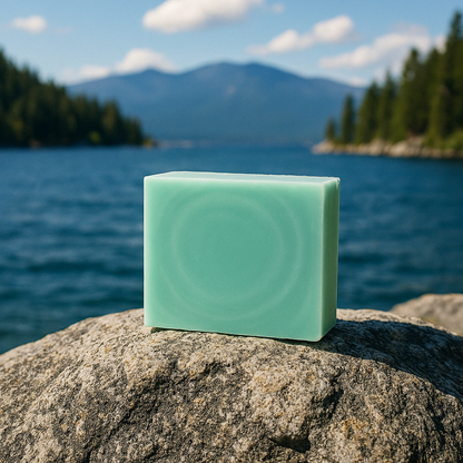 Emerald Bay Pine – Crisp Pine & Black Spruce Natural Soap Bar