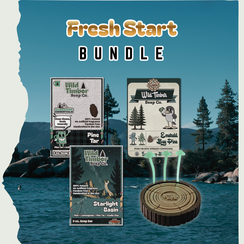 Wild Timber Fresh Start Natural Soap Bundle