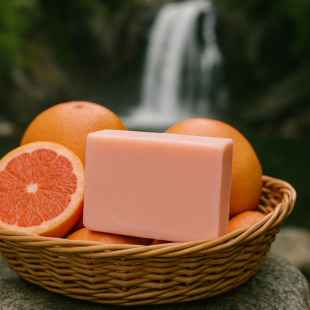 Grapefruit Falls – Bold, Invigorating Grapefruit Citrus Natural Soap Bar