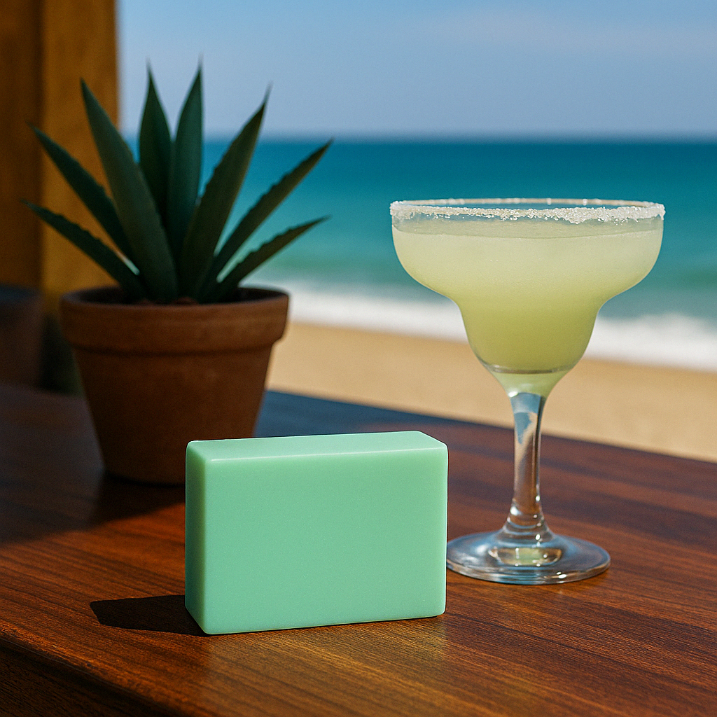 Margarita Mischief – Lime, Salt & Tequila Inspired Soap Bar with a Wild Side