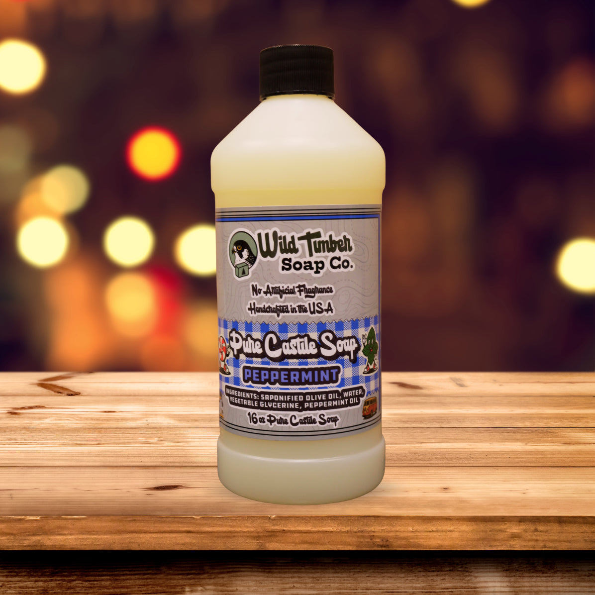 Peppermint - Natural Liquid Castile Soap