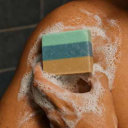 Rubicon Ridge – 3-Layer Pine Tar, Charcoal & Kaolin Clay Soap Bar for Rugged Terrain