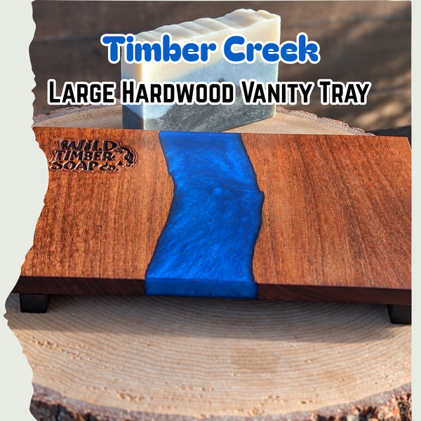 Timber Creek Large Hardwood Vanity Tray