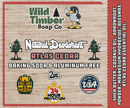 Natural Deodorant | Aluminum-Free, Baking Soda-Free