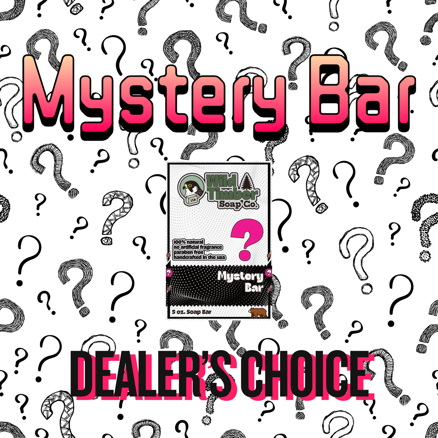 Wild Timber Mystery Bar – Natural Handmade Soap for Men | Small Batch, Rugged, Unique Scent Experience