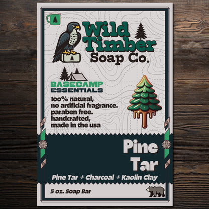 Pine Tar – Traditional Pine Tar Natural Soap Bar