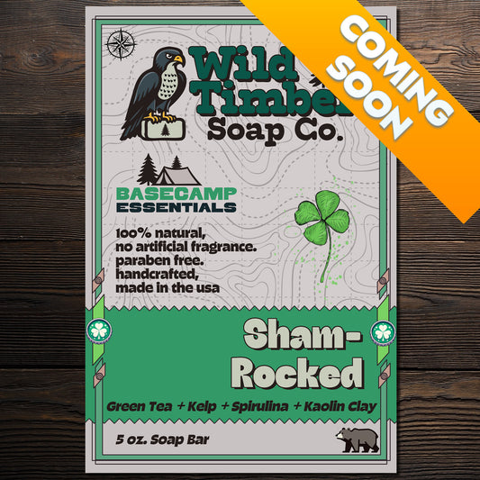 Sham-Rocked - Green Tea, Kelp and Spirulina Natural Soap Bar