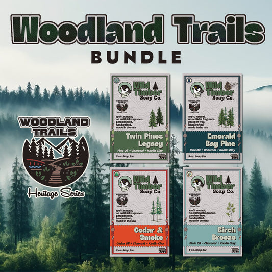 Woodland Trails Bundle - Pine, Canadian Birch and Cedar Natural Soap Bundle