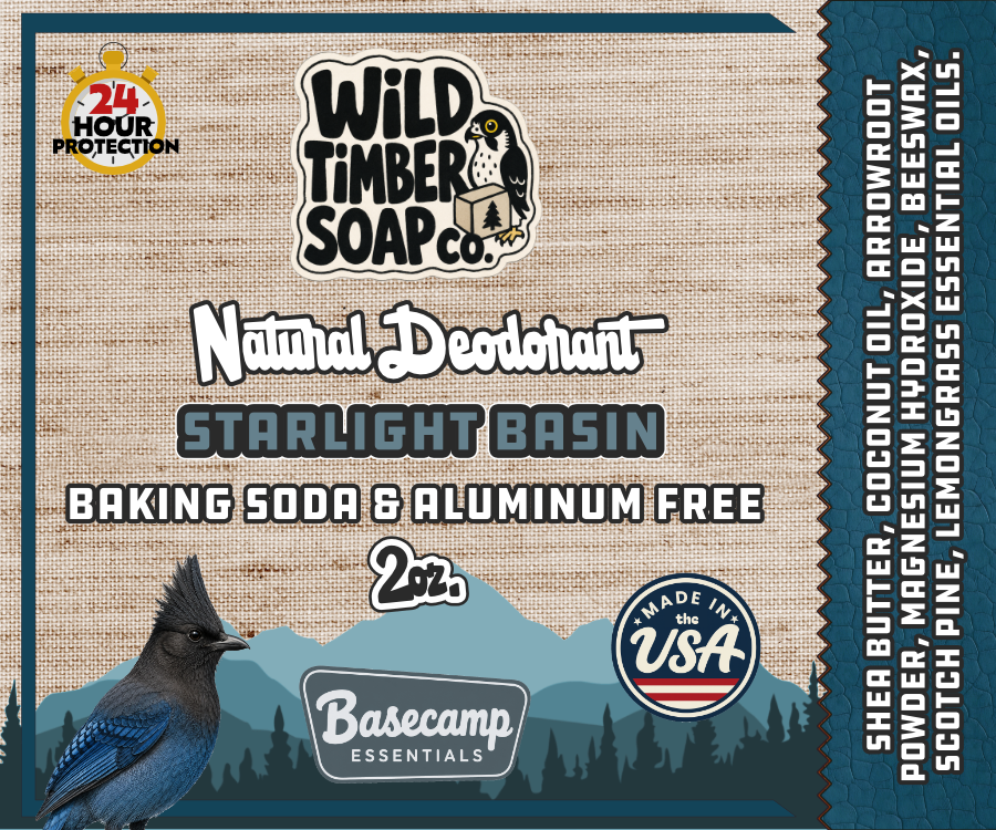 Natural Deodorant | Aluminum-Free, Baking Soda-Free