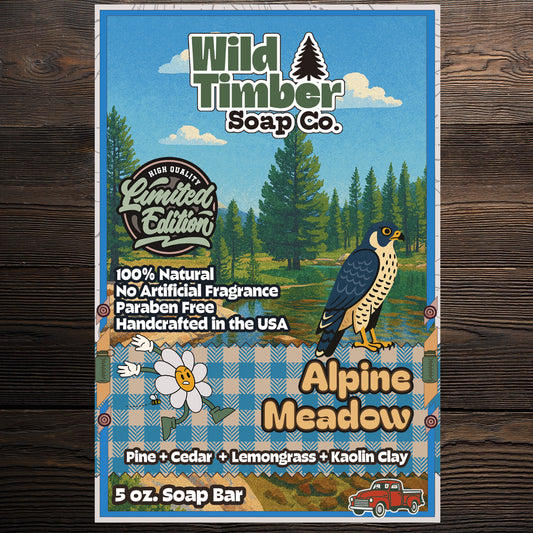 Wild Timber Alpine Meadow natural pine cedar juniper soap bar handmade St. Louis