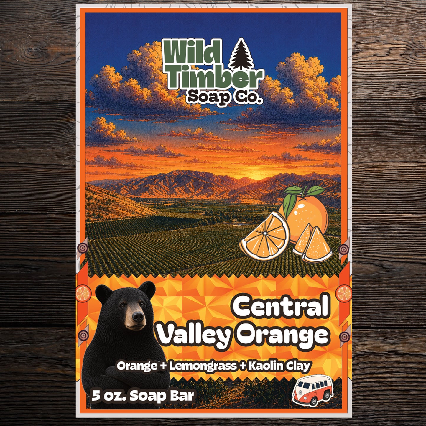 Central Valley Orange Essential Oil Soap | Wild Timber