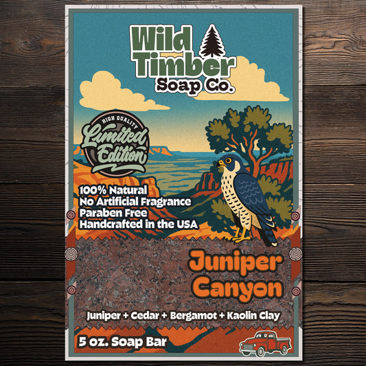 Wild Timber Juniper Canyon natural juniper cedarwood bergamot soap bar handmade St. Louis