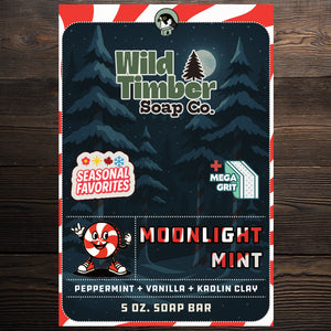 Wild Timber Moonlight Mint natural peppermint soap bar handmade St. Louis