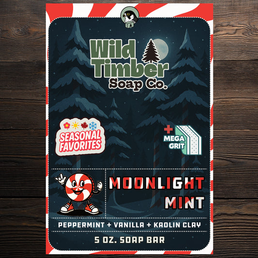 Wild Timber Moonlight Mint natural peppermint soap bar handmade St. Louis