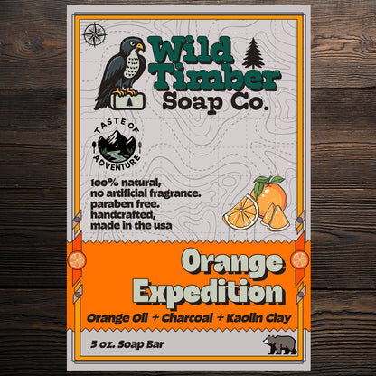 Orange Expedition – Energizing Orange Citrus Natural Soap Bar