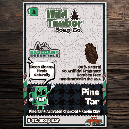 Pine Tar – Traditional Pine Tar Natural Soap Bar