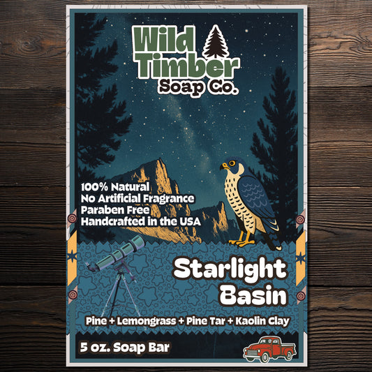 Starlight Basin Pine Tar Soap Bar | Wild Timber