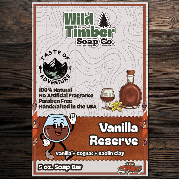 Wild Timber Vanilla Reserve natural vanilla cognac soap bar handmade St. Louis