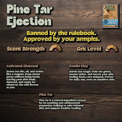 Pine Tar Ejection Soap – Heavy-Duty Natural Pine Tar Soap for Men